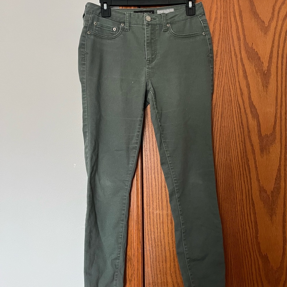Aeropostale green jeans